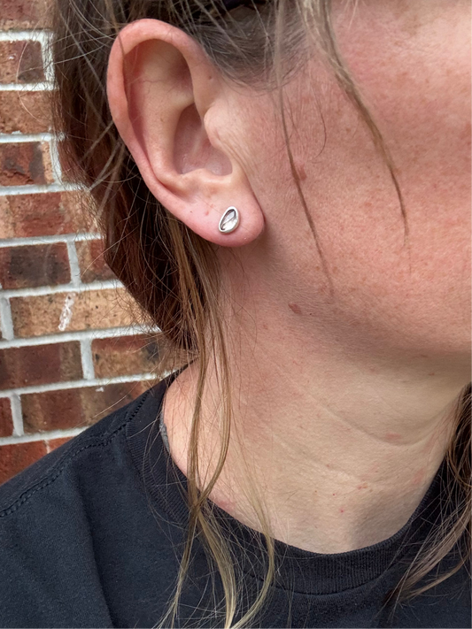 Lavender Zircon Studs