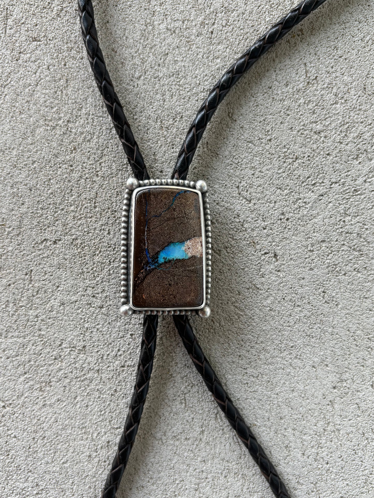 Boulder Opal Bolo