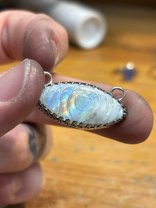 Moonstone Eye Pendant