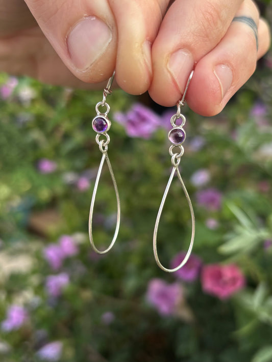 Amethyst Teardrops