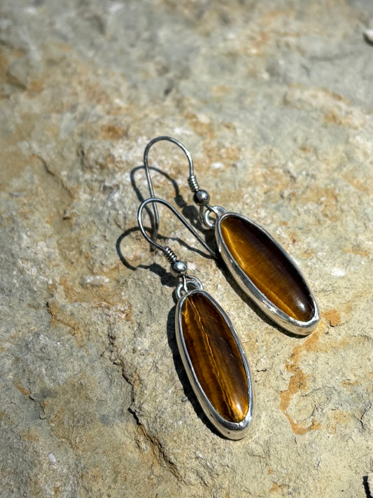 Tiger’s Eye Dangles