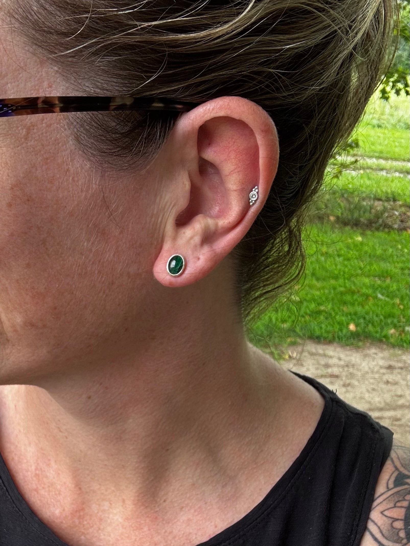 Malachite Studs