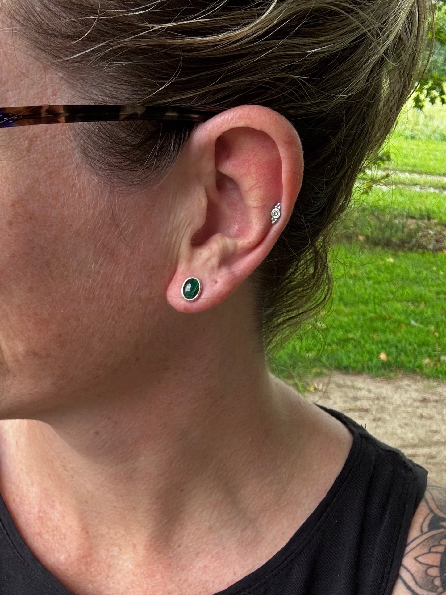 Malachite Studs