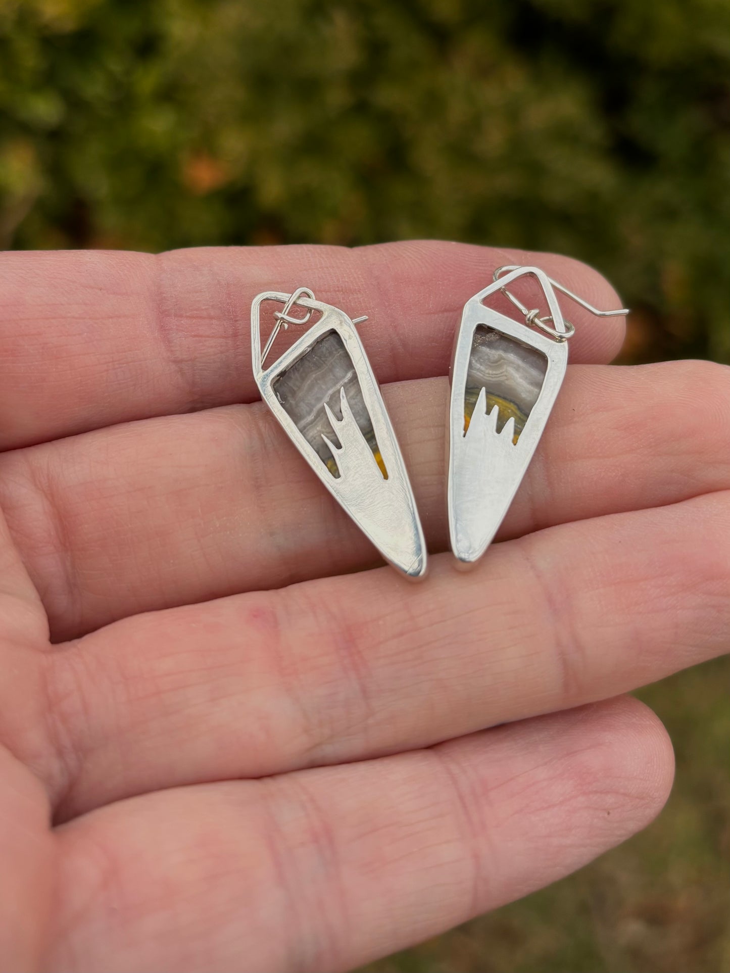 Bumblebee Jasper Earrings