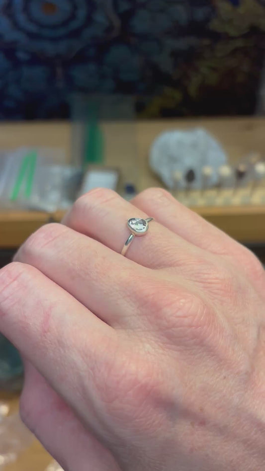 Lavendar Zircon Ring